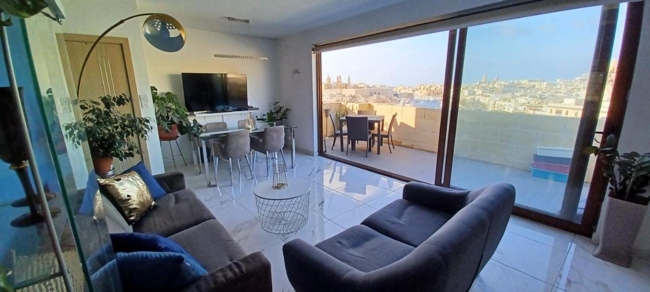 The View Penthouse Apartment Cospicua Luaran gambar
